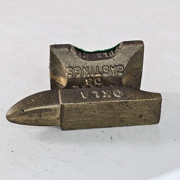 Miniature Antique Anvil Oklahoma Steel Castings Tulsa Advertising Sales Sample - Picture 8 of 8